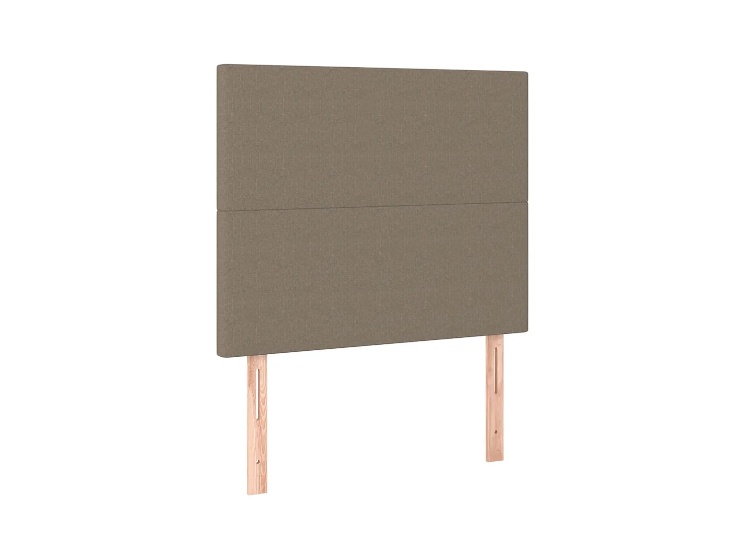 Tête de lit à LED Taupe 80x5x118/128 cm Tissu