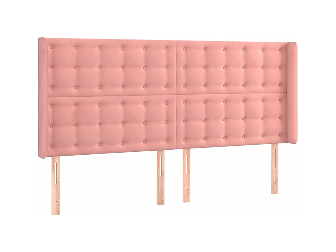 Cabecero con alas Rose 183x16x118/128 cm Terciopelo