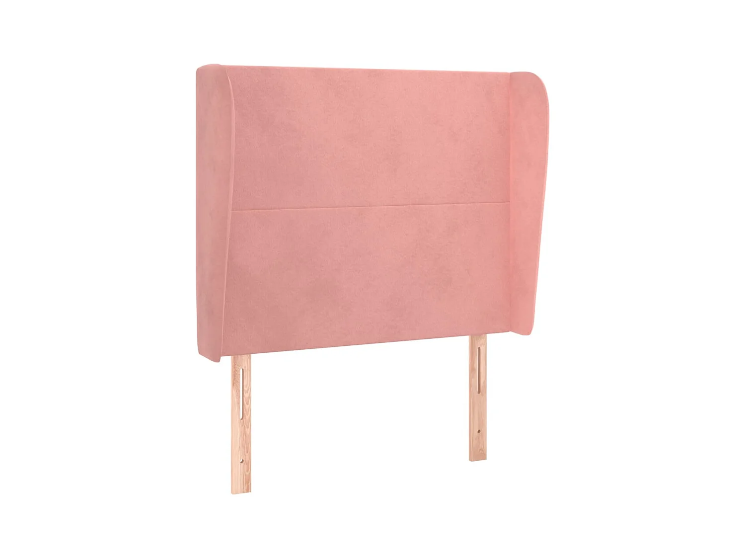 Hoofdbord met oren Rose 83x23x118/128 cm Fluweel