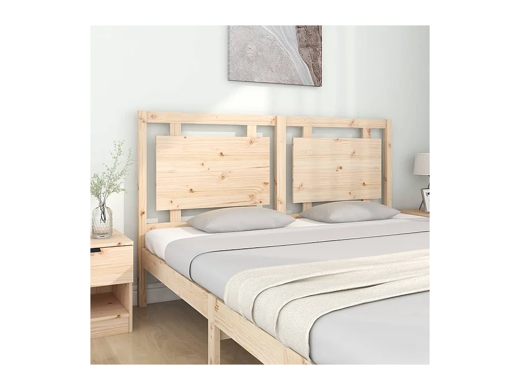 Cabecero 165,5x4x100 cm Madera maciza de pino