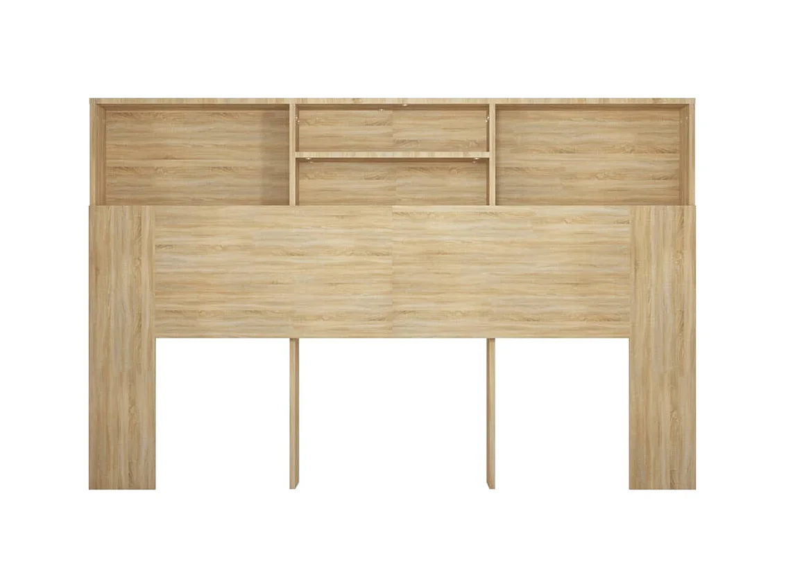 Cabecero de roble Sonoma 160x19x103,5 cm