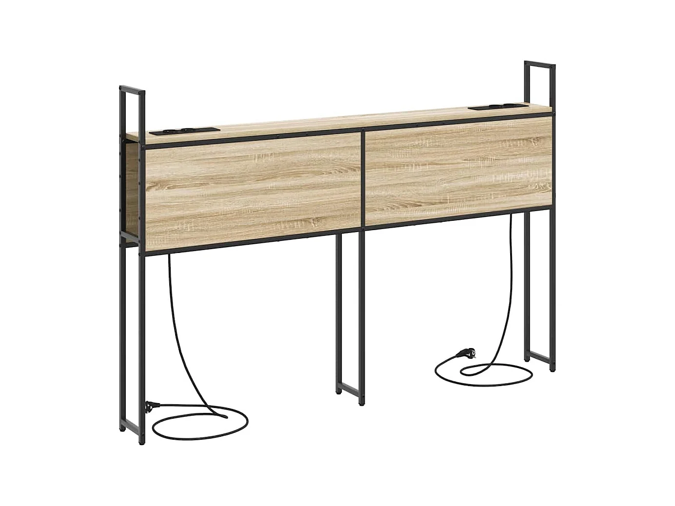 Sonoma Oak opberghoofdeinde met oplaadstation