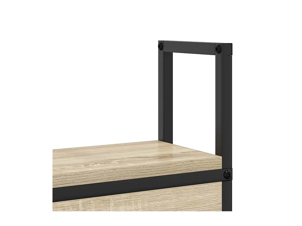 Sonoma Oak opberghoofdeinde met oplaadstation