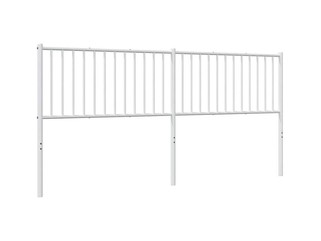 Wit metalen hoofdbord 193 cm