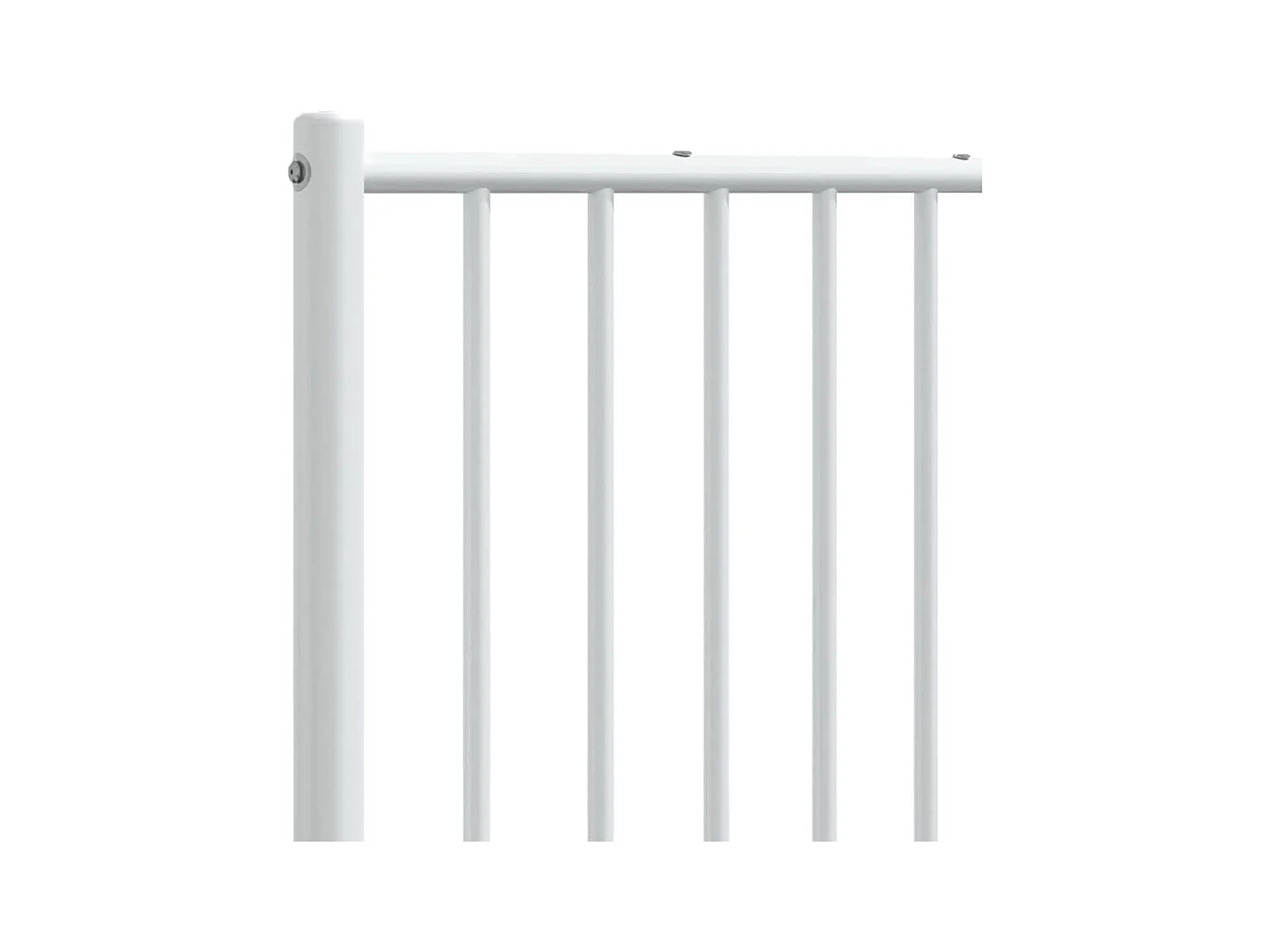 Wit metalen hoofdbord 193 cm