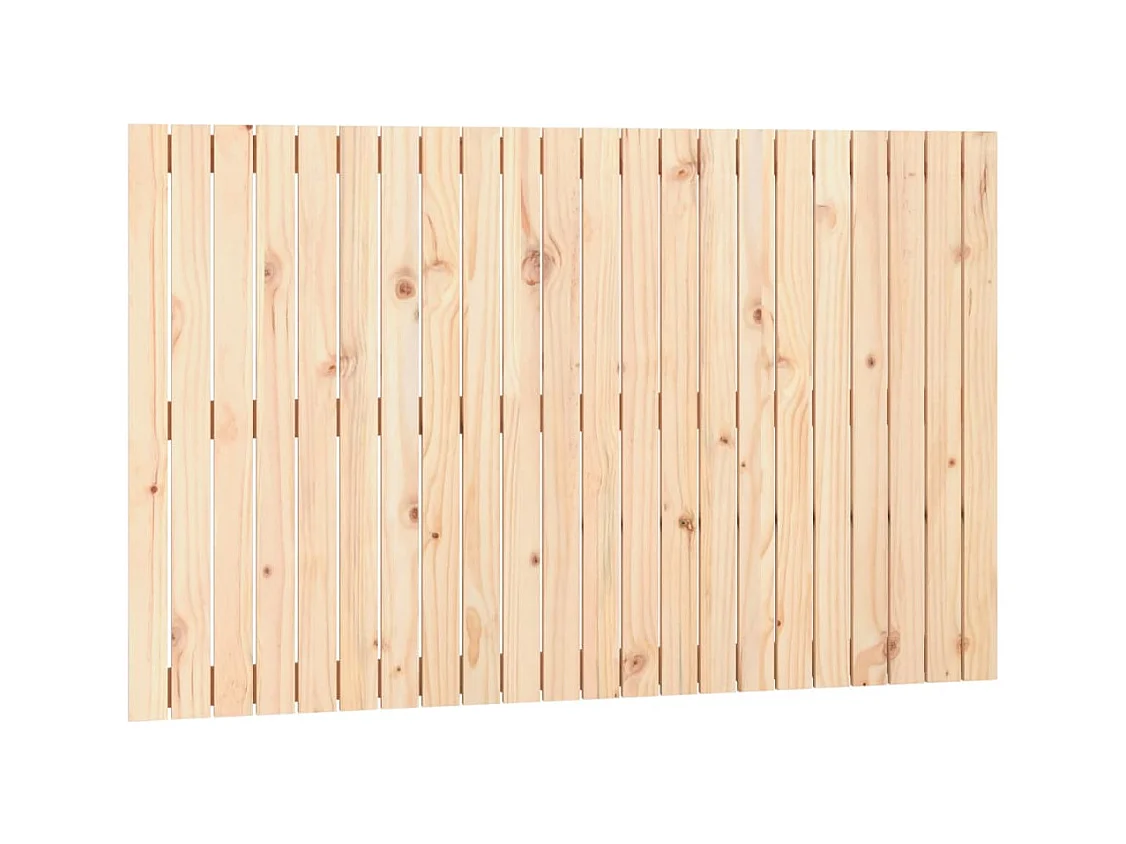Tête de lit murale 140x3x90 cm Bois massif de pin