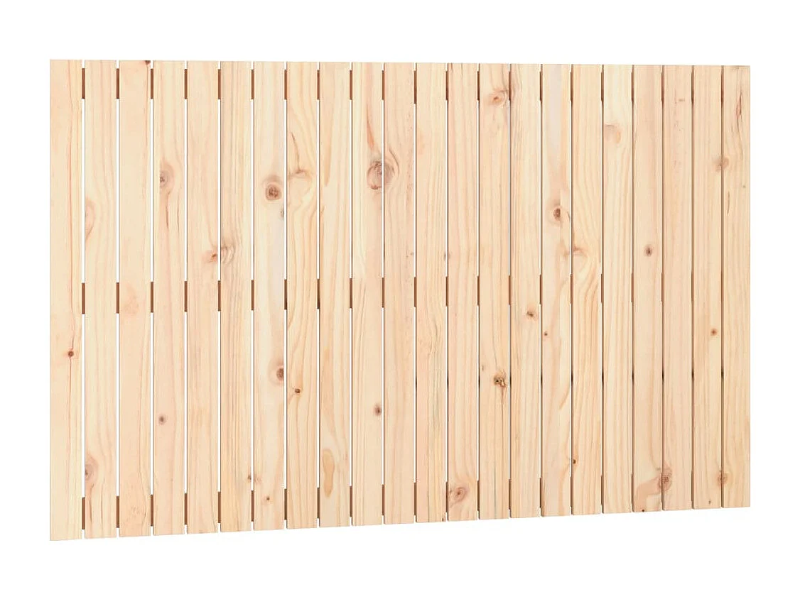 Tête de lit murale 140x3x90 cm Bois massif de pin