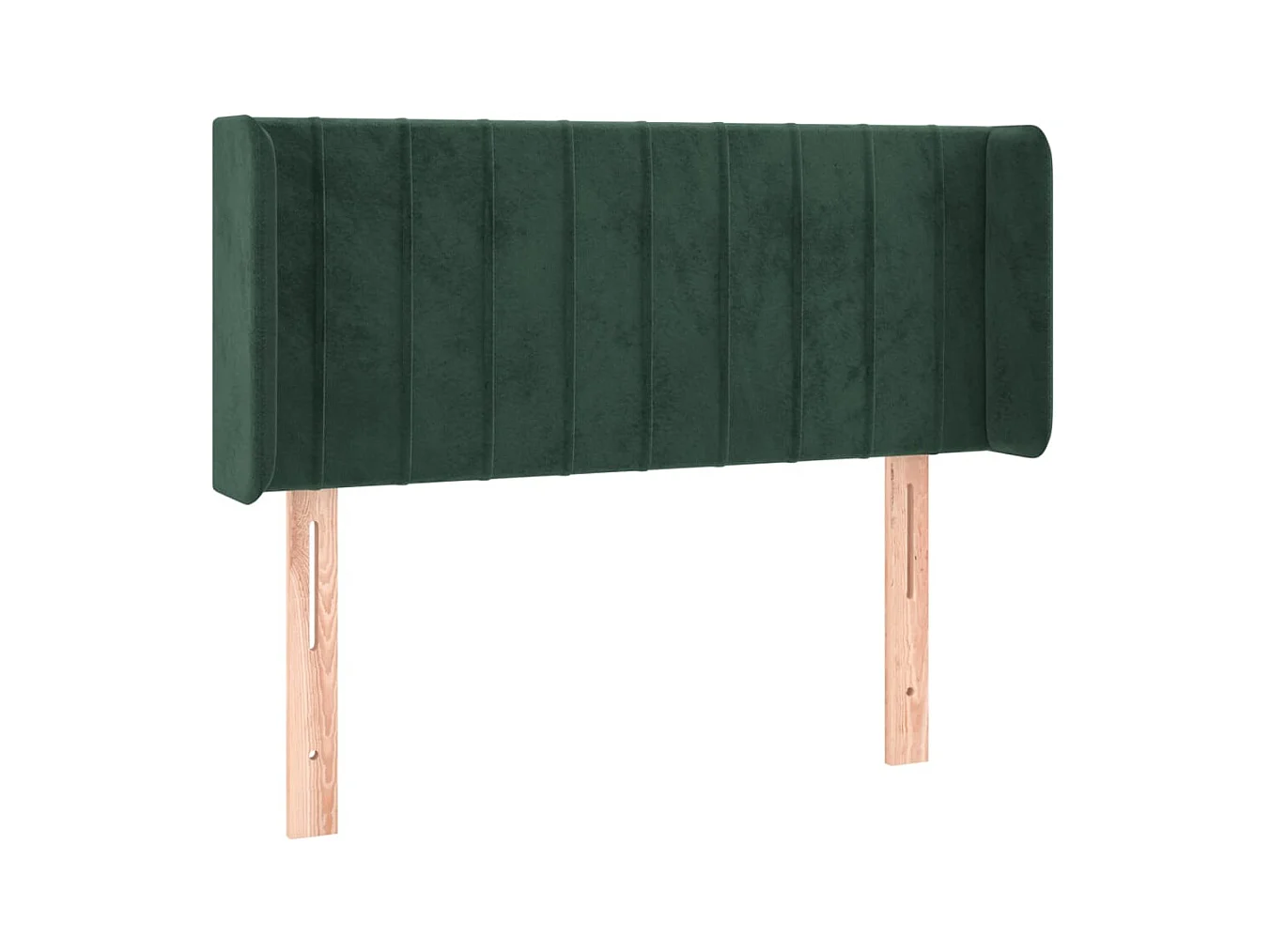 LED Hoofdbord Donkergroen 103x16x78/88 cm Fluweel