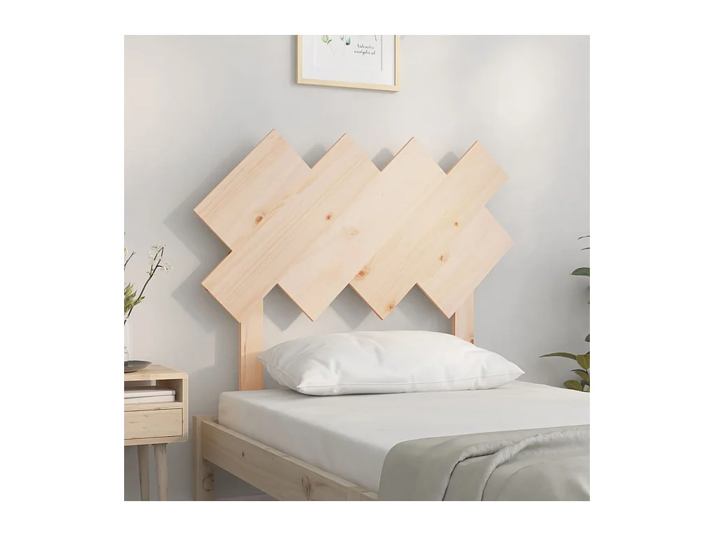 Hoofdbord 92x3x81 cm Massief grenenhout