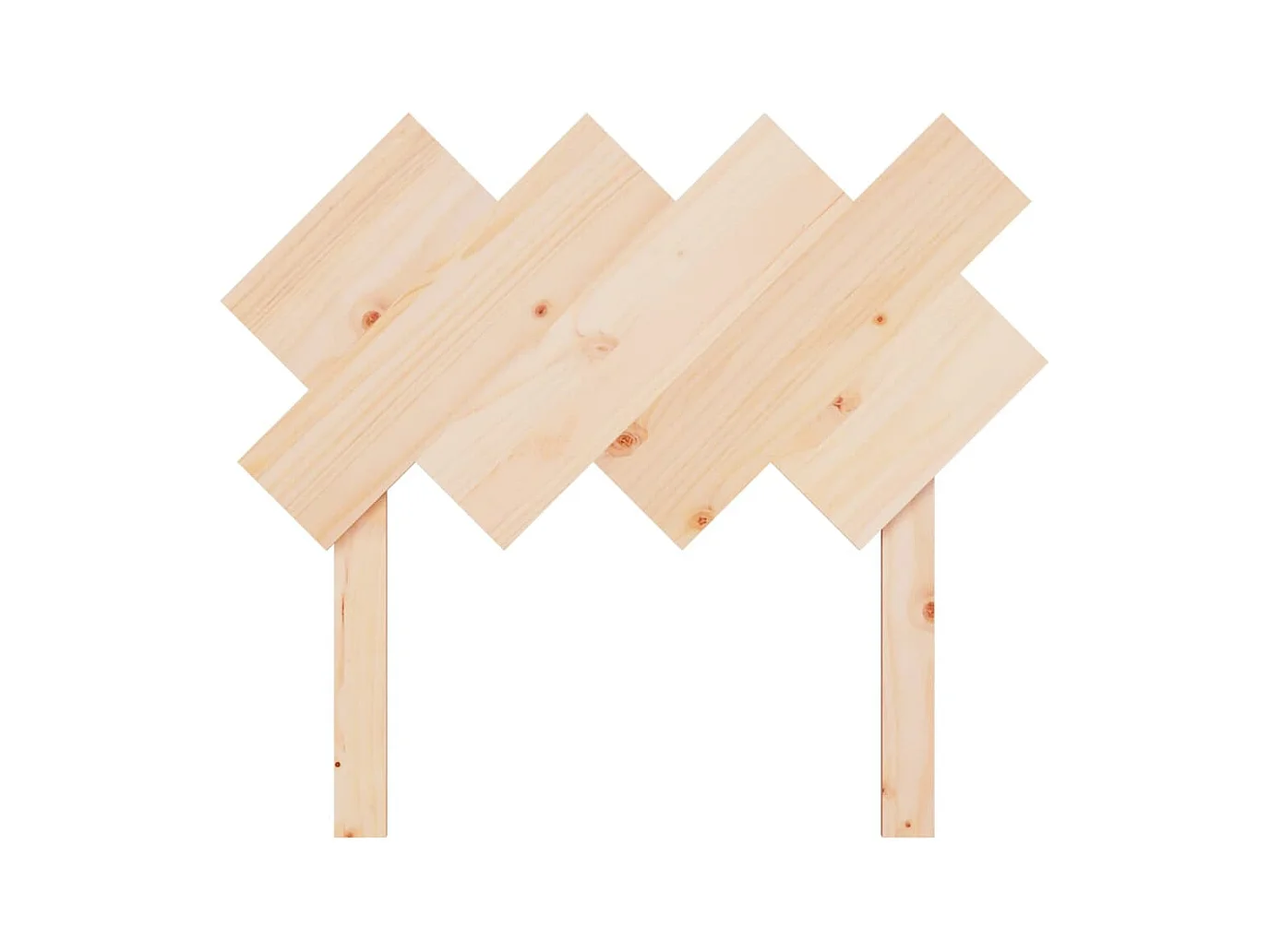 Hoofdbord 92x3x81 cm Massief grenenhout