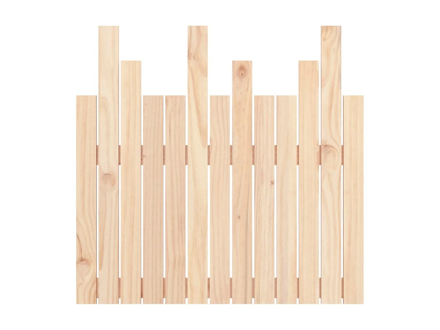 Wandhoofdbord 82,5x3x80 cm Massief grenenhout