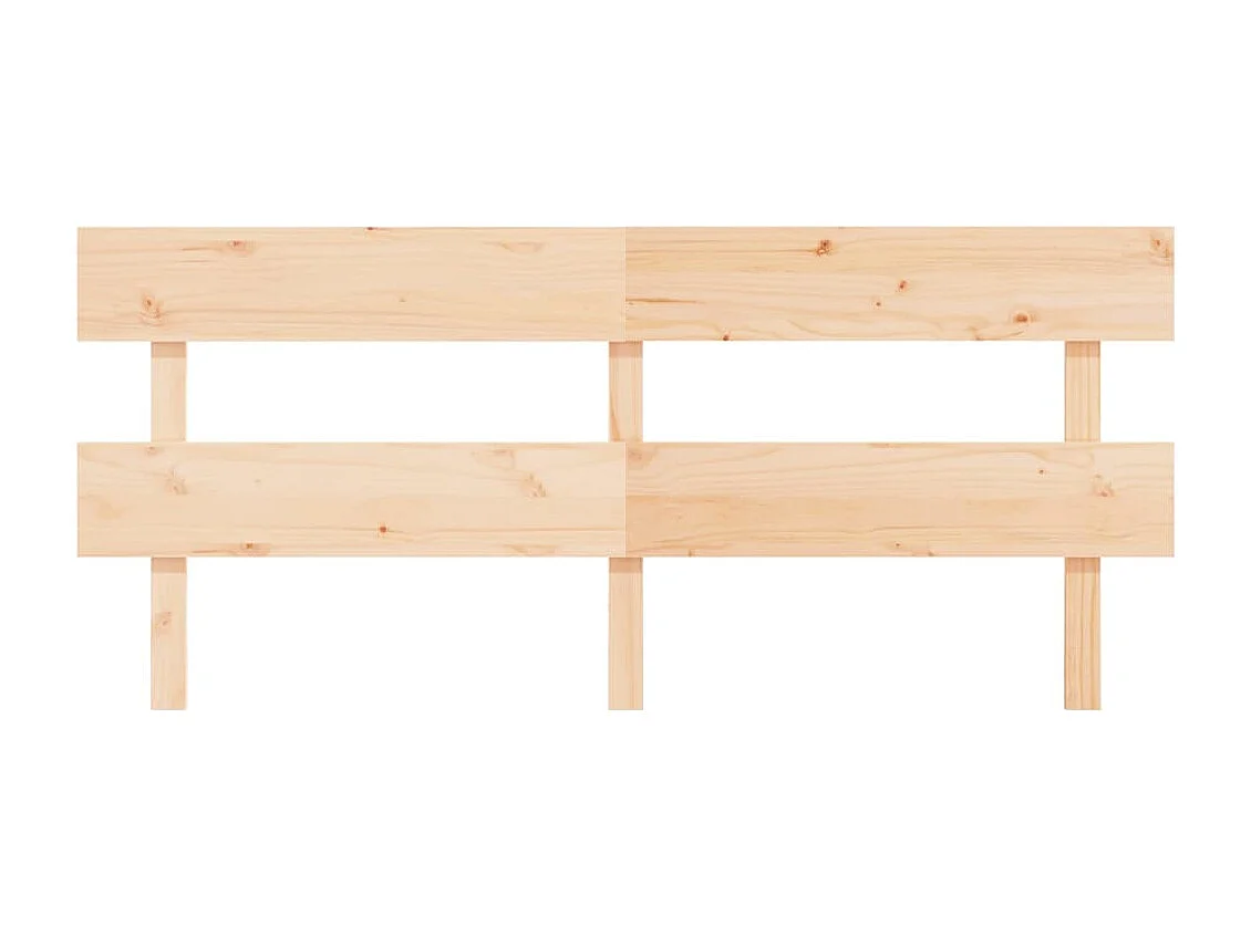 Tête de lit 204x3x81 cm Bois massif de pin