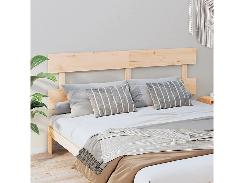 Tête de lit 204x3x81 cm Bois massif de pin