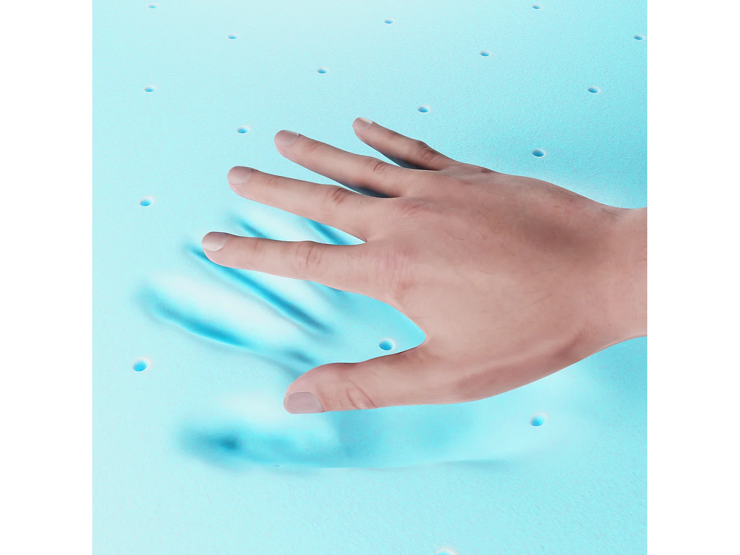 CASABEL Surmatelas 140 x 190 cm Mémoire de forme et Gel Rafraîchissant + Housse Lavable de 5 cm