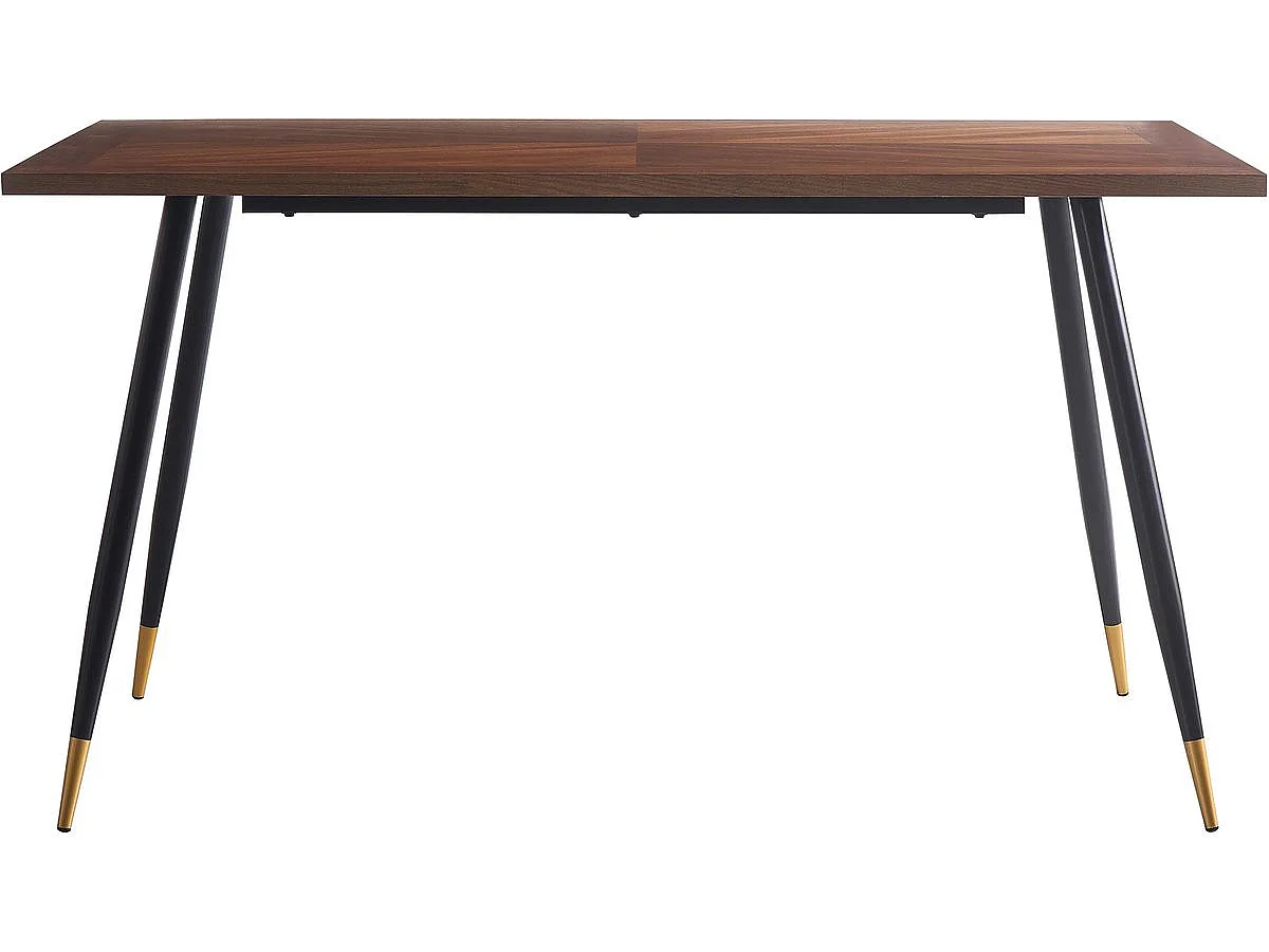 "Kavita" Matbord - Brun Trä - 140 x 80 x 76 cm - Modern Skandinavisk Stil