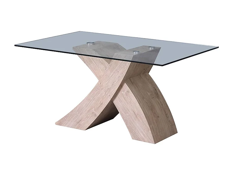 Table repas "Mona" 150 x 90 x 74 cm - Chêne