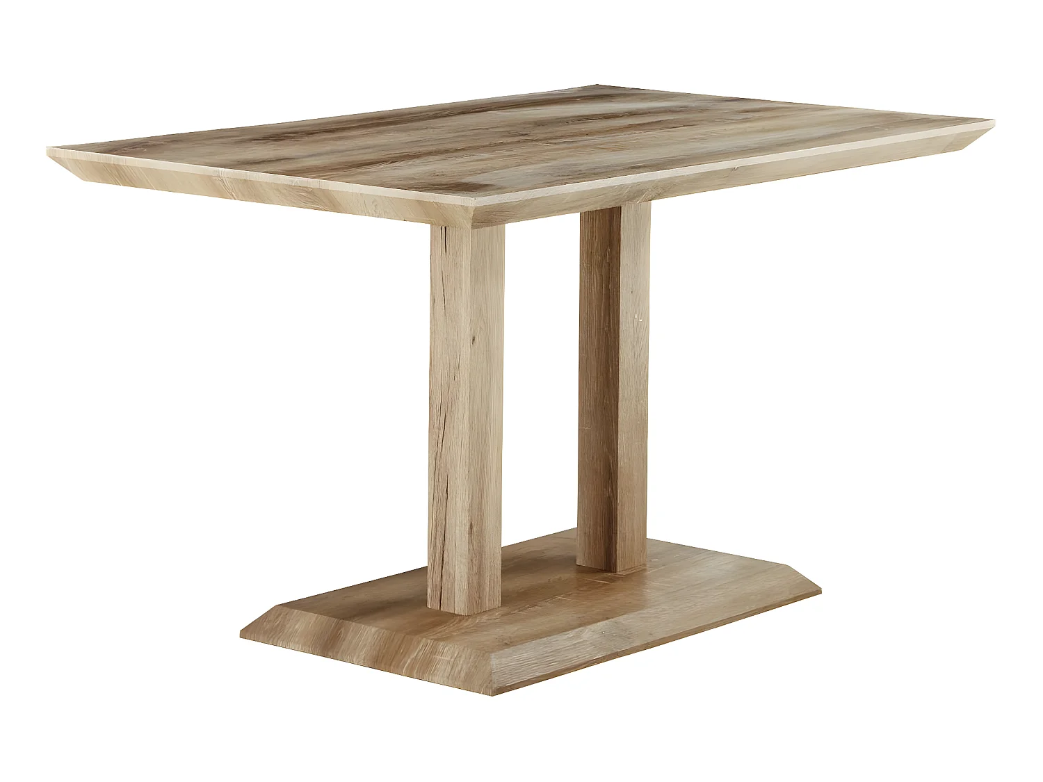 Table repas "Alina" - 130 x 80 x 75 cm - Chêne