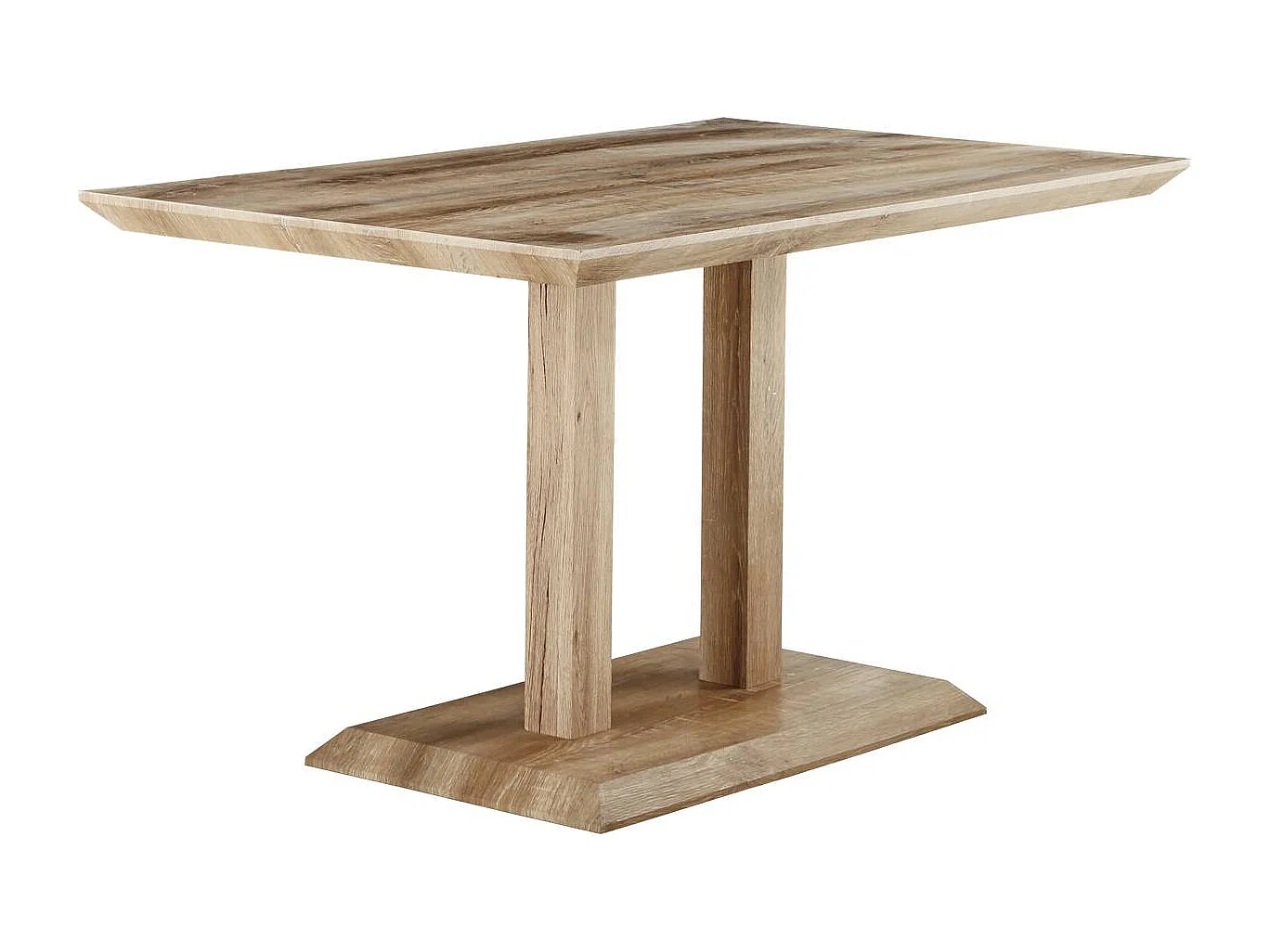 Table repas "Alina" - 130 x 80 x 75 cm - Chêne