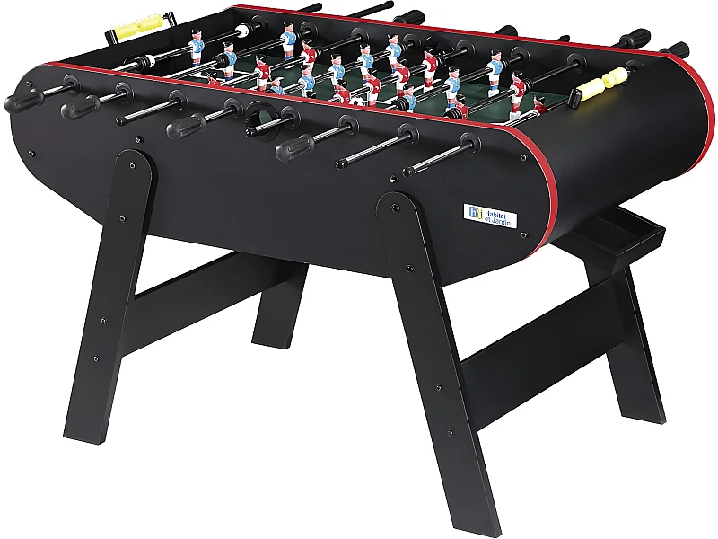Tischfußballspiel - 140 x 74 x 86 cm - Schwarz