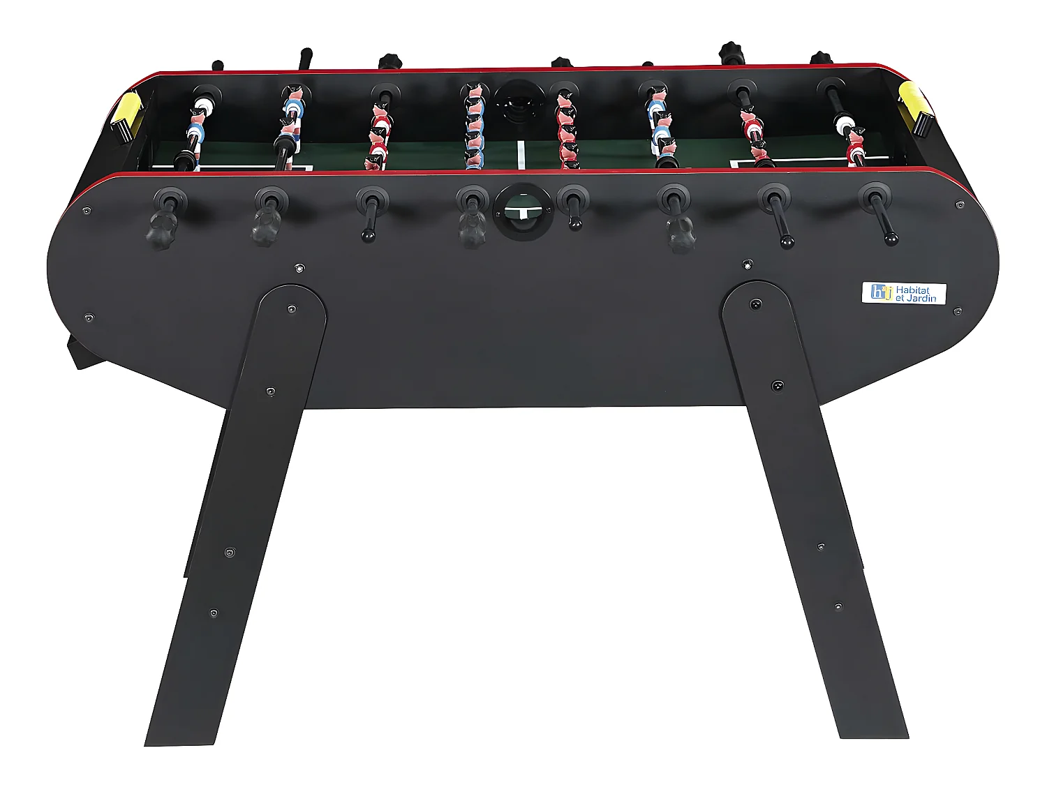 Tischfußballspiel - 140 x 74 x 86 cm - Schwarz