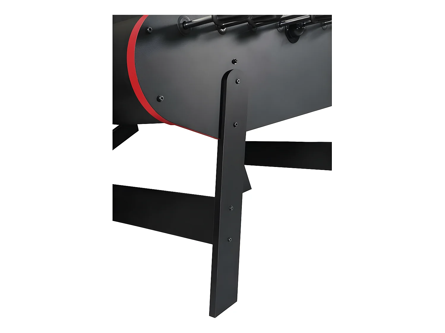 Tischfußballspiel - 140 x 74 x 86 cm - Schwarz