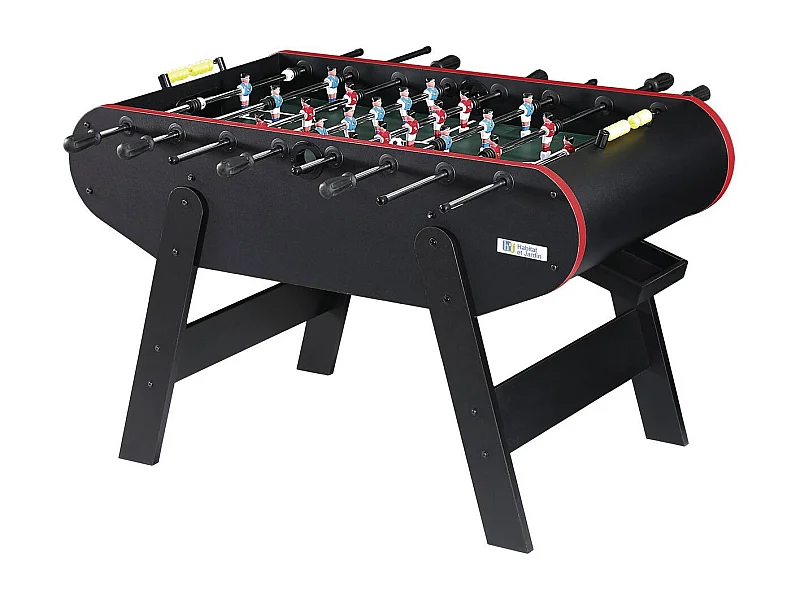 Futbolín - 140 x 74 x 86 cm - Negro