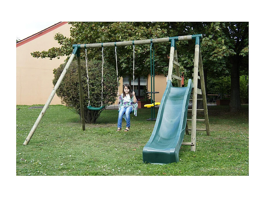 Portique – COMANCHE – tissu vert