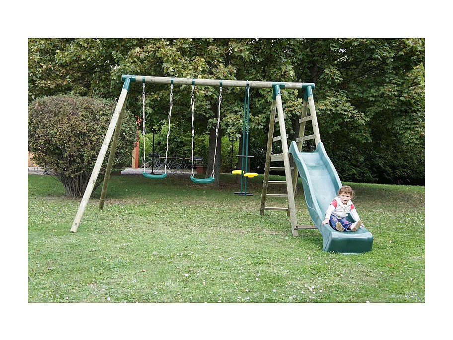 Portique – COMANCHE – tissu vert