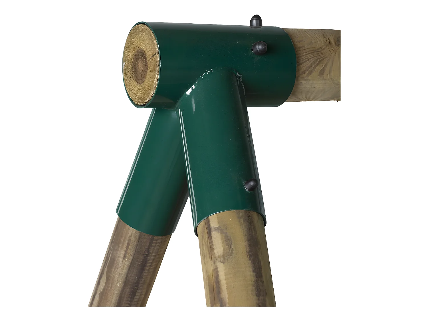 Columpio de madera "Lana" - Con 2 columpios y 1 cara a cara