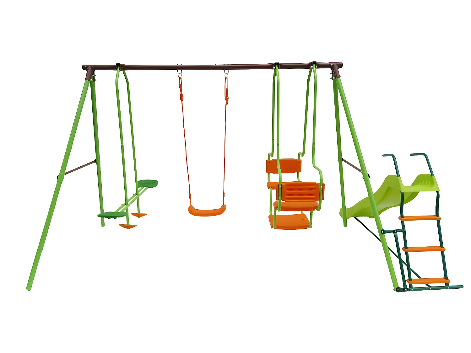 Portique acier "Ludo" - 1.96m - 4 agrès