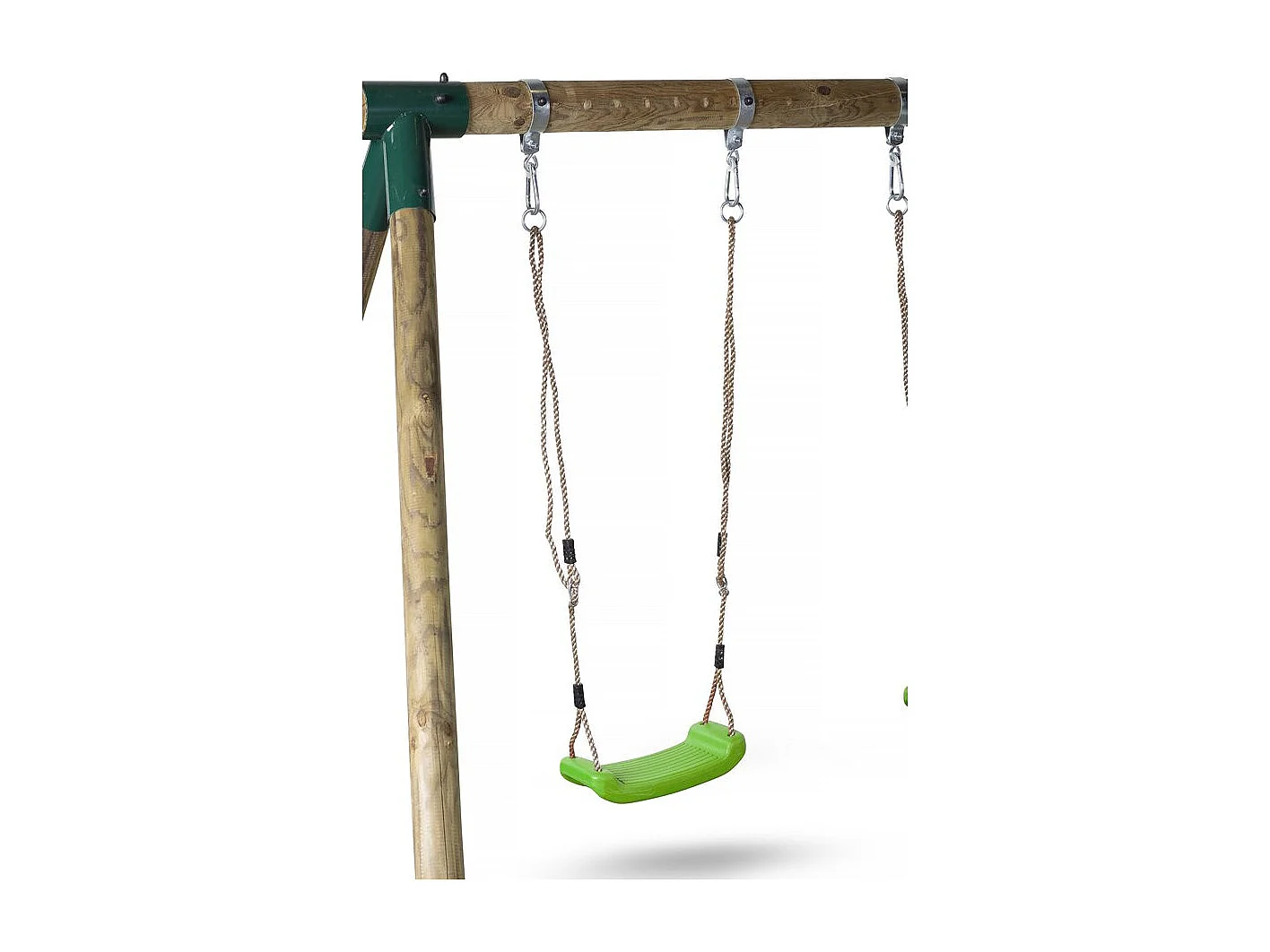 Portique bois "Eden" - Avec 2 balançoires.