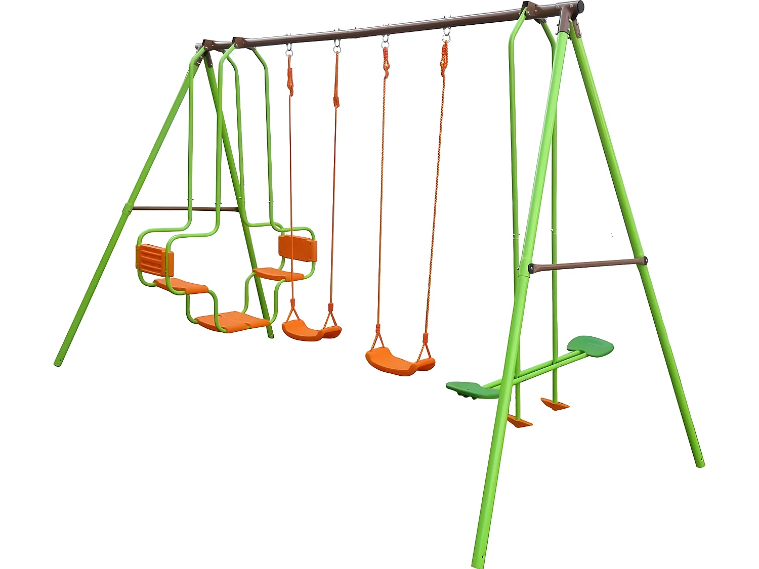 Portique acier "Mano" - 1,96m - 4 agrès