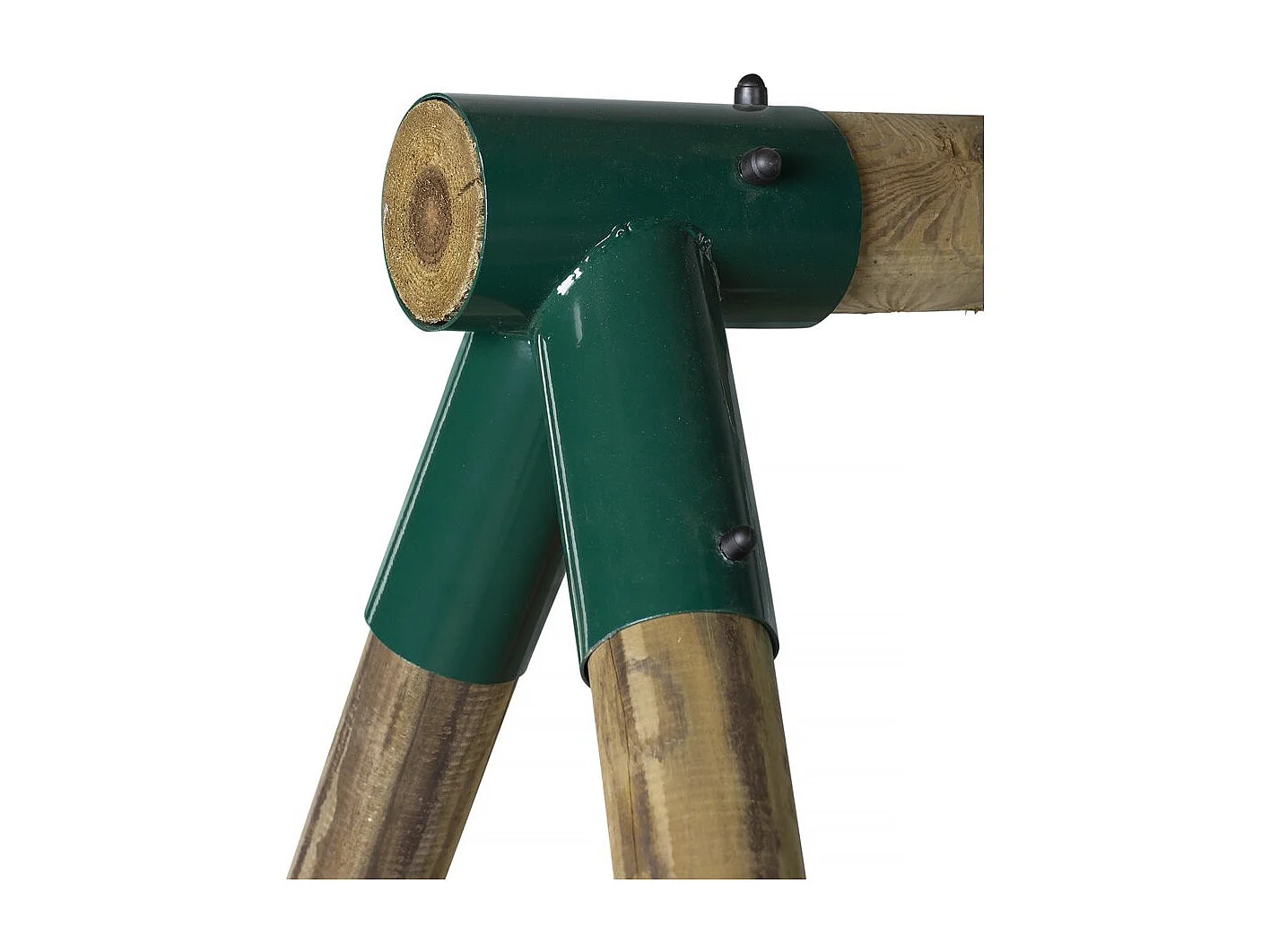 Portique bois "Nelio" - Avec 2 balançoires , 1 vis-à-vis et 1 nacelle.