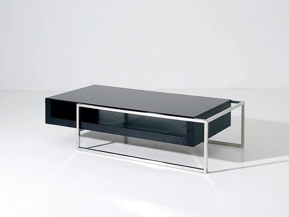 Mesa de centro "Julie"  - 130 x 63.8 x 33.7 cm - Negro