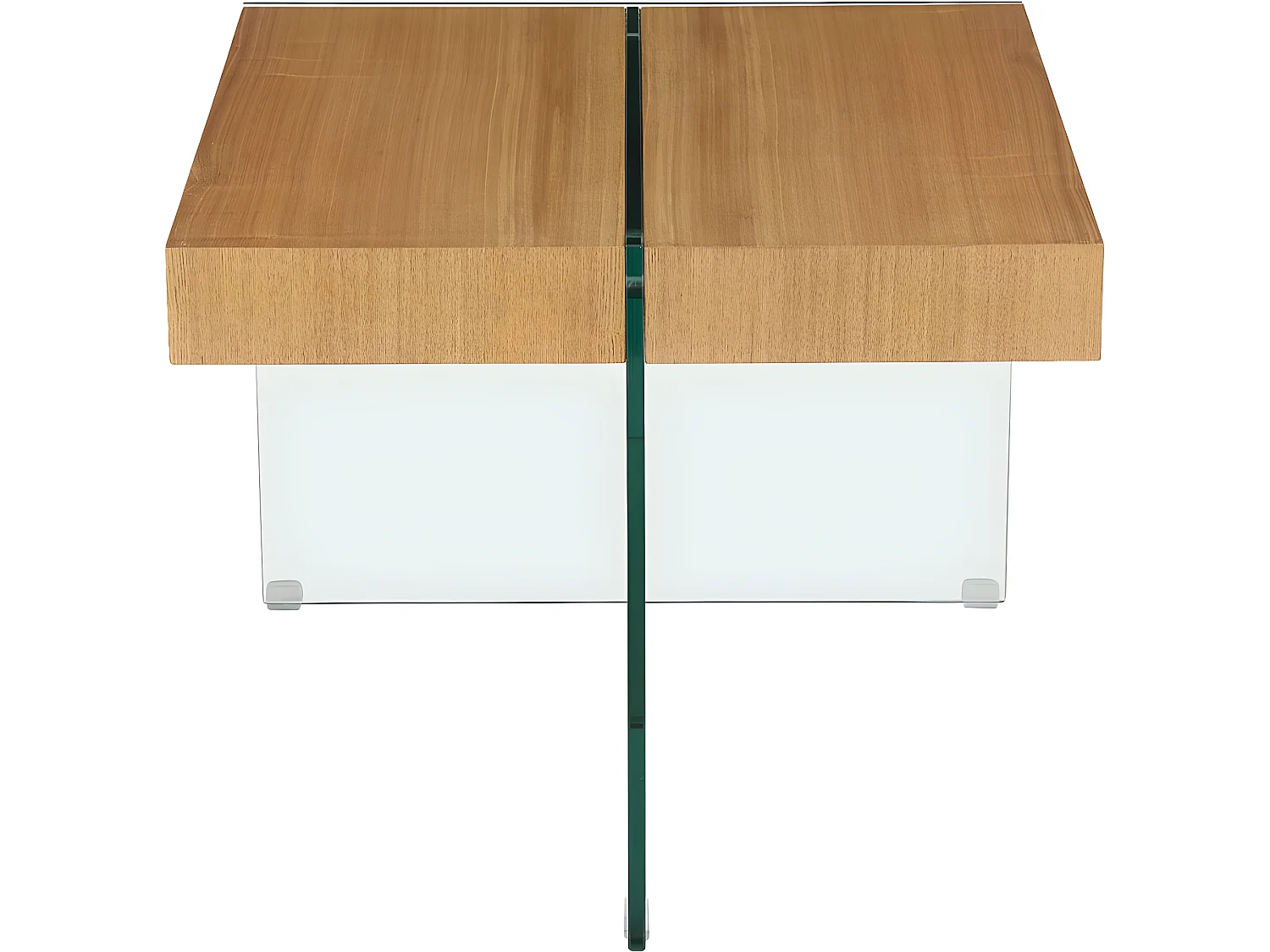 Mesa de centro "Agrigento" - 60 x 60 x 50 cm - Acabado roble