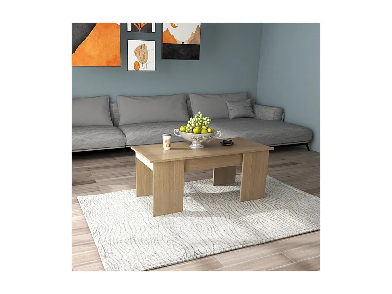 Tavolino "Diana" - 102 x 50 x 43 cm - Rovere