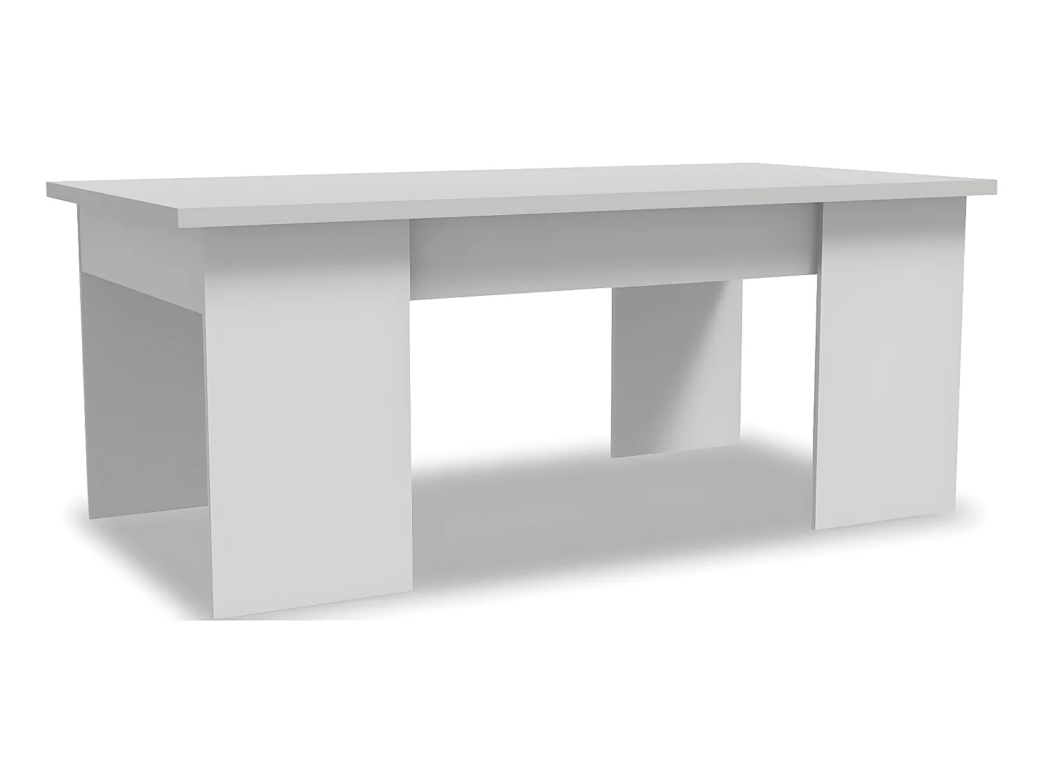 Couchtisch "Diana" - 102 x 50 x 43 cm - Weiß