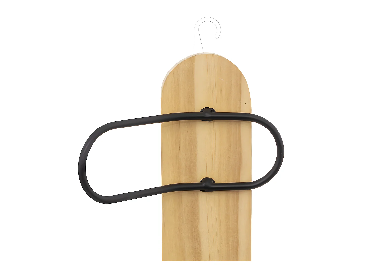 Patère 6 crochets en Bois et Métal L 77 cm