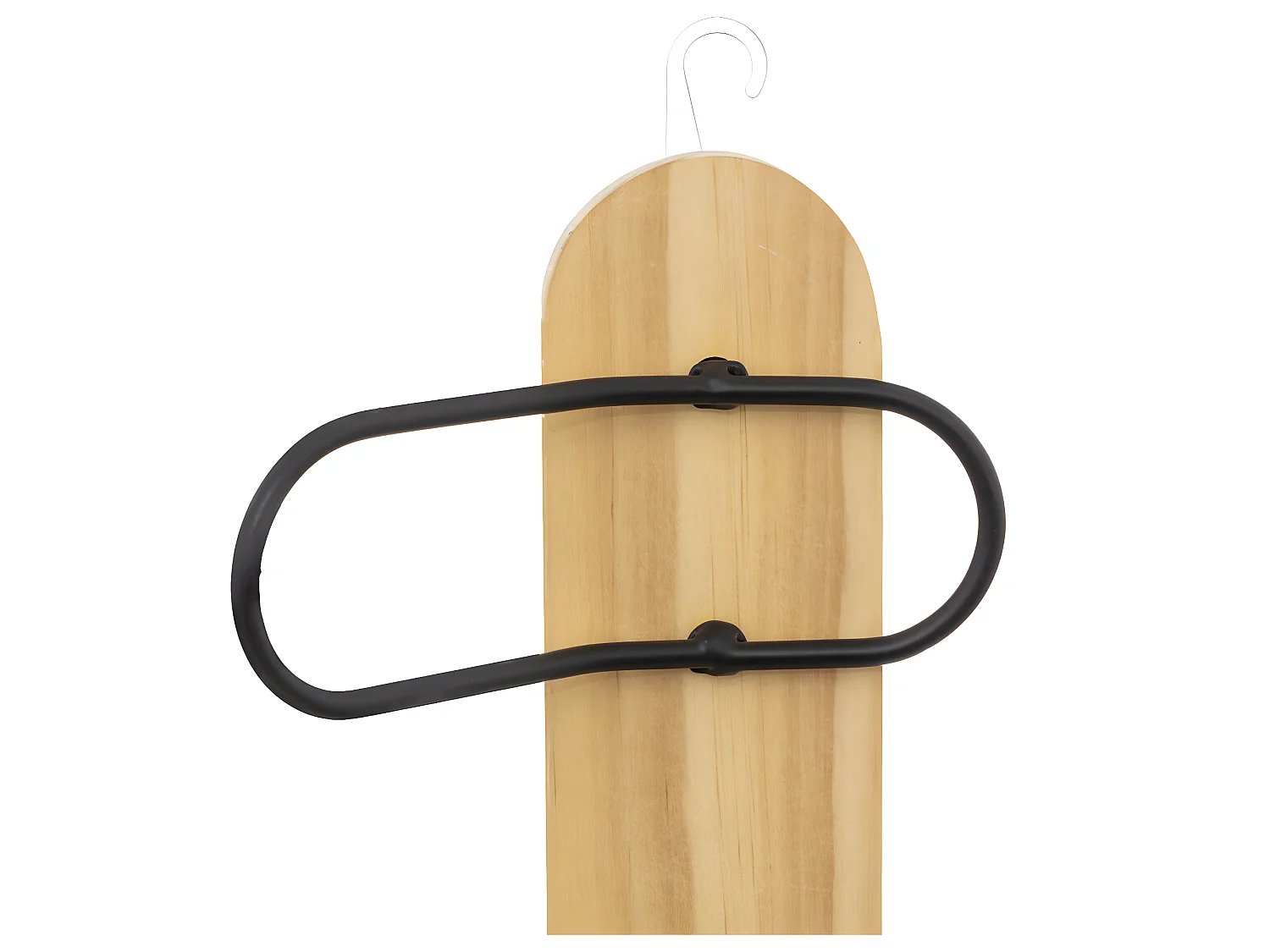 Patère 6 crochets en Bois et Métal L 77 cm