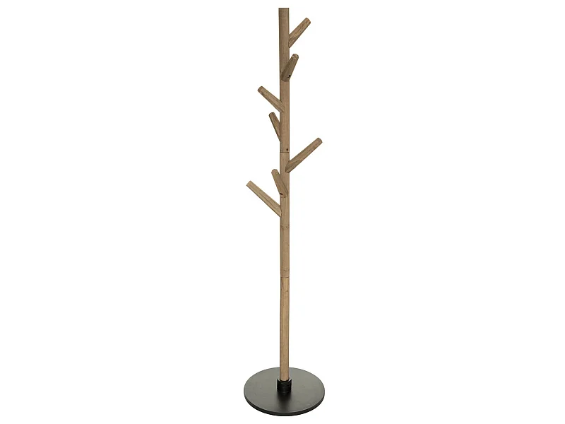 Porte-manteaux en Bois 7 patères H 178 cm