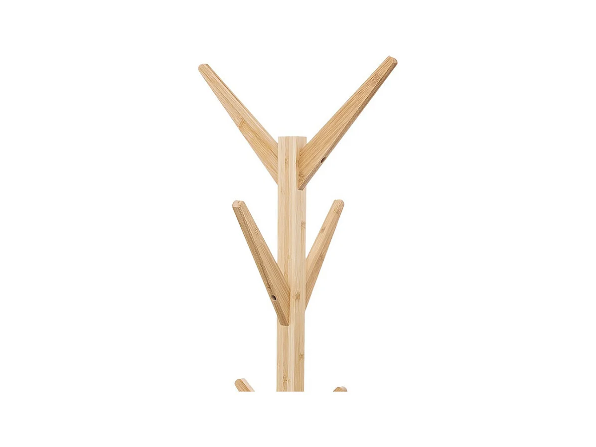 Porte-manteaux 8 Patères en Bambou H 178 cm
