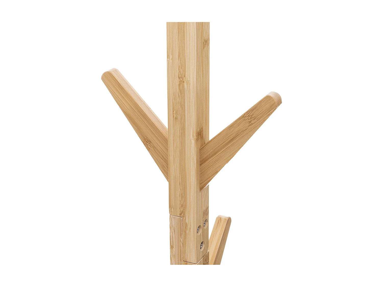 Porte-manteaux 8 Patères en Bambou H 178 cm