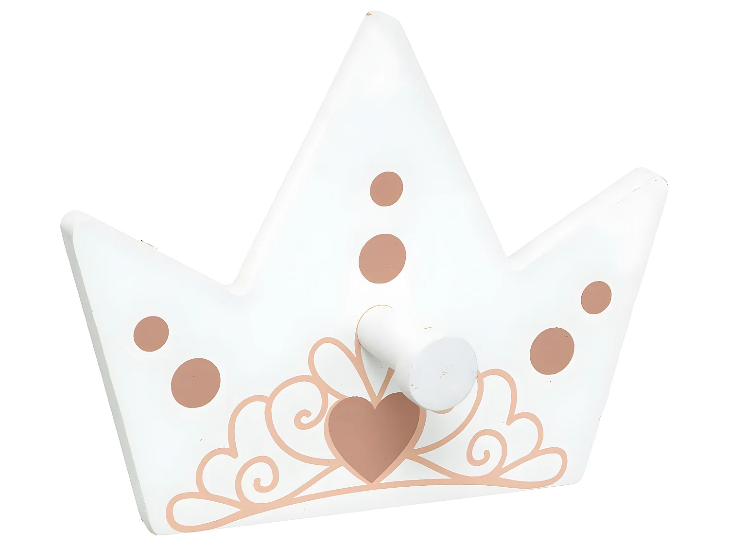 Set de 3 Patères déco Princesse en Bois pour chambre enfant