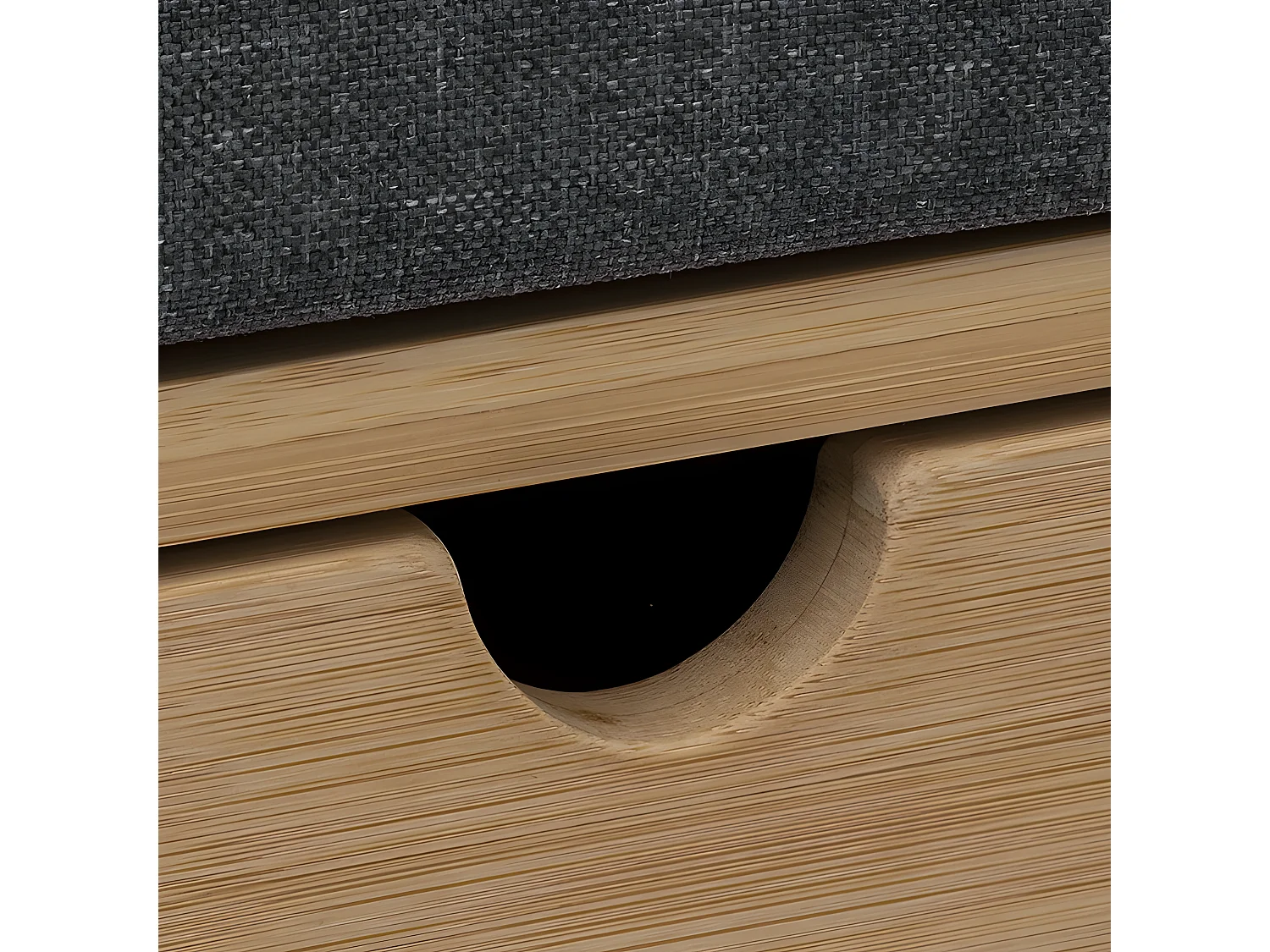 Range-chaussures et Banc avec 2 Tiroirs de rangement et Coussin d'assise amovible