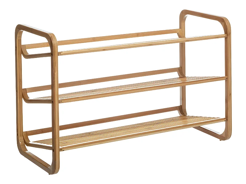 Etagère Range-chaussures en Bambou 9 paires