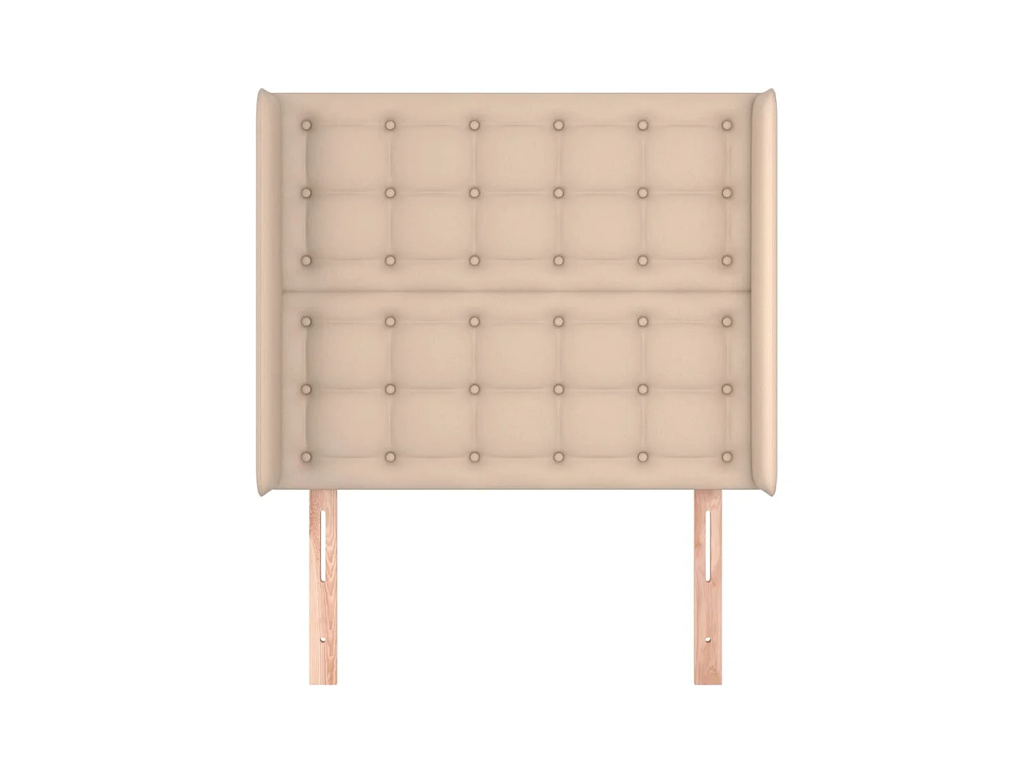 Kopfteil mit Ohren Cappuccino 103x16x118/128 cm