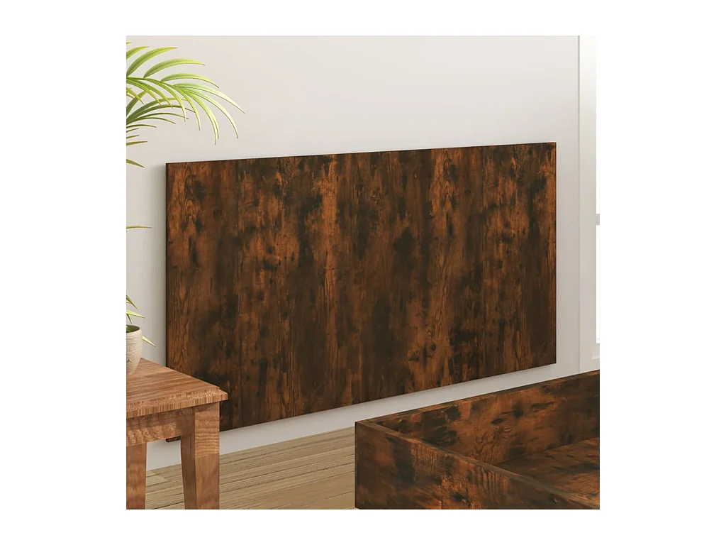Gerookt eiken hoofdbord 160x1,5x80 cm bewerkt hout