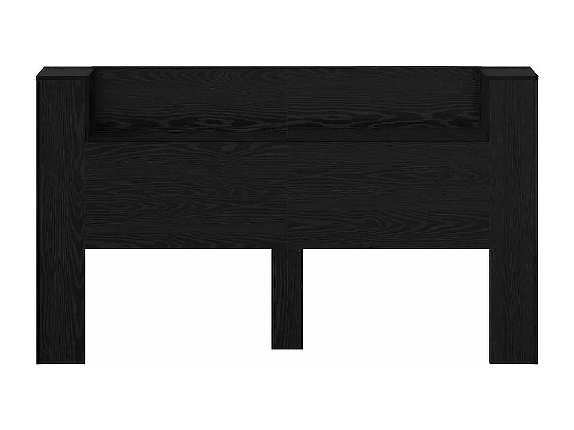 Cabecero de roble negro 180 x 17 x 104,5 cm