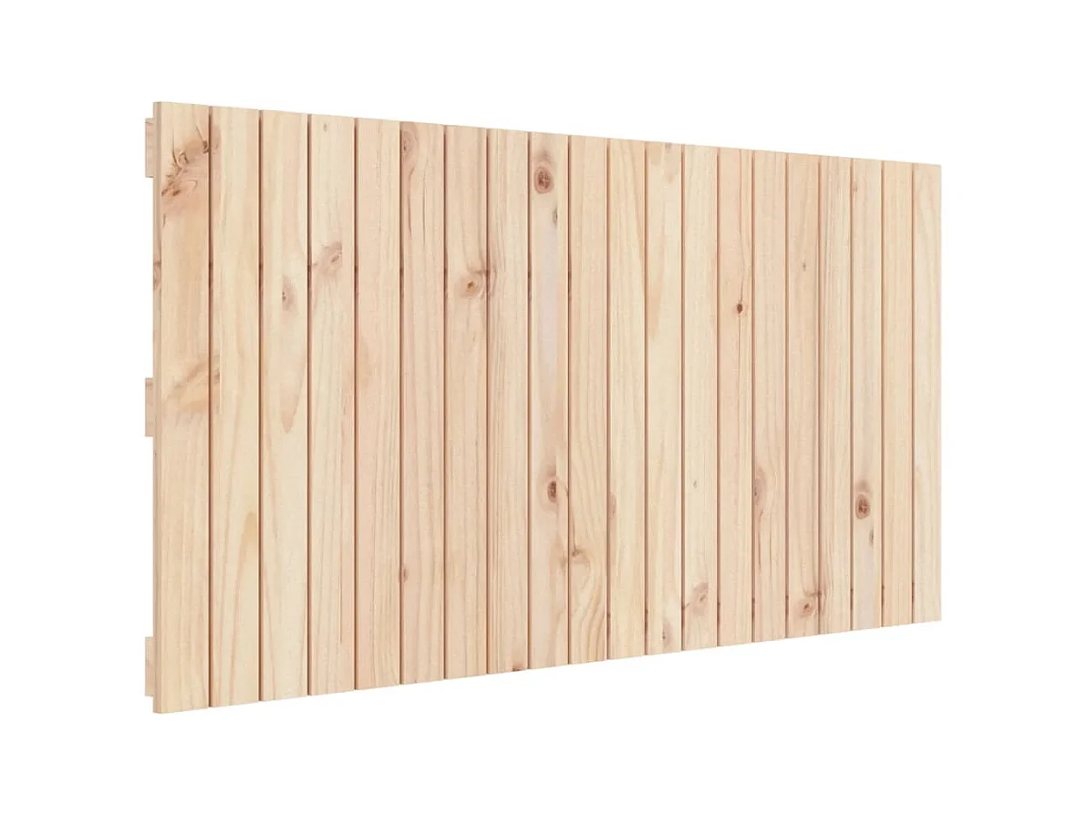 Tête de lit murale 127,5x3x60 cm Bois massif de pin