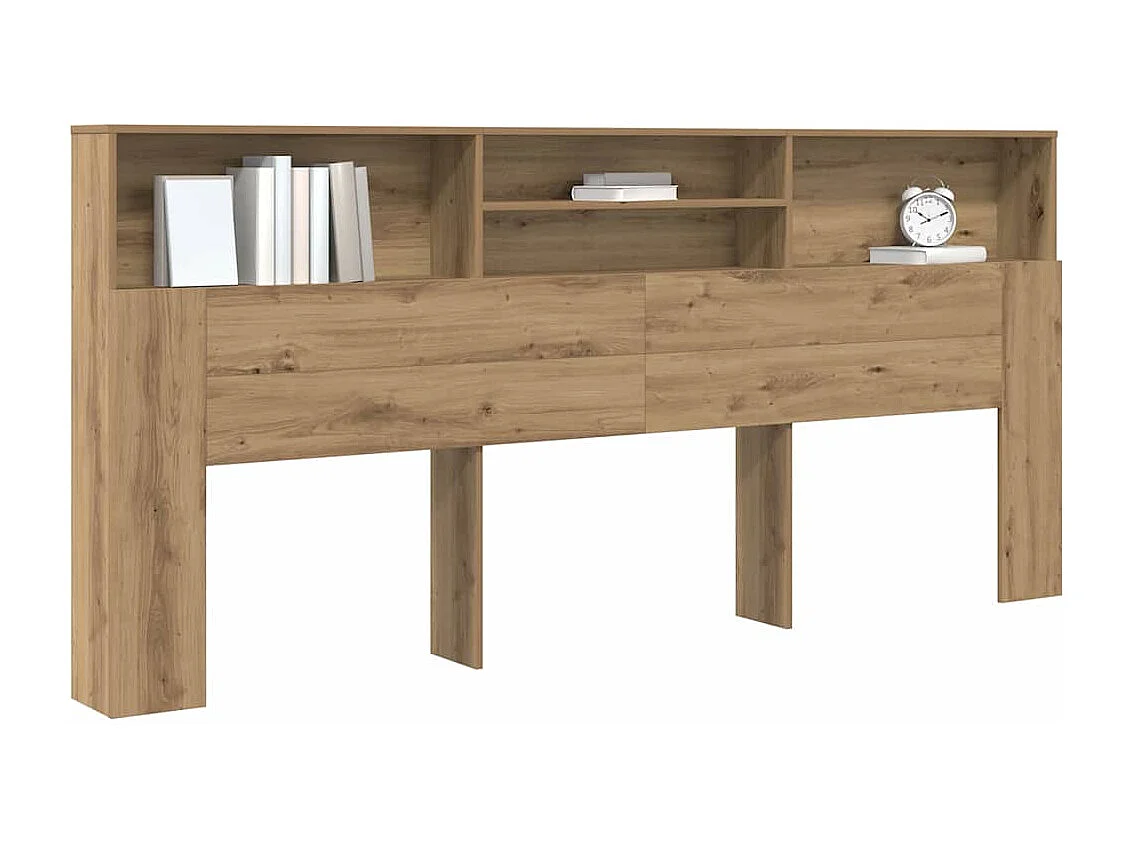 Cabecero de roble artesanal 220 x 19 x 101,5 cm